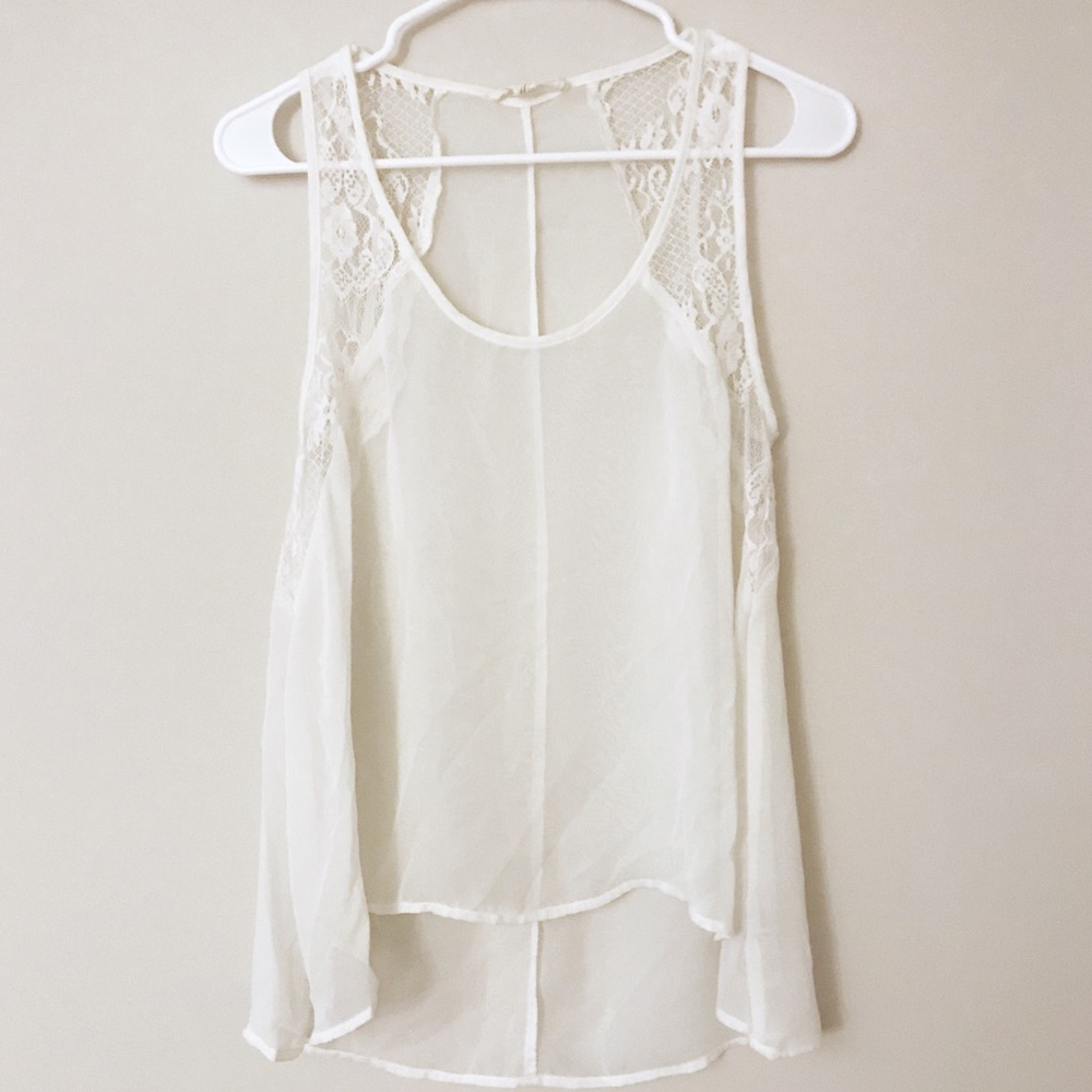 White Lace Top